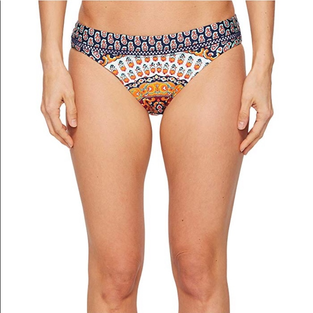 🆕 Nanette Lepore ✨🐘 🧡 Paisley Boho Swim Bottoms